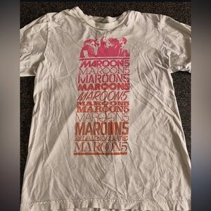 maroon 5 band tee 2016 tour size small